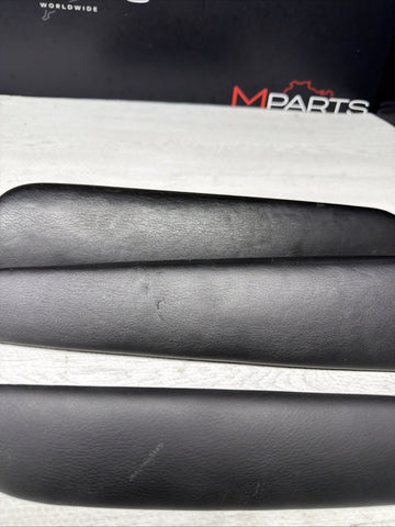 01-06 BMW OEM E46 M3 Coupe Trim Armrest Pads Set Black 8238622