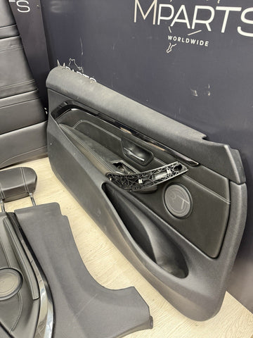 15-20 BMW F83 M4 Convertible Interior Seats & Panels Leather Black *Notes*