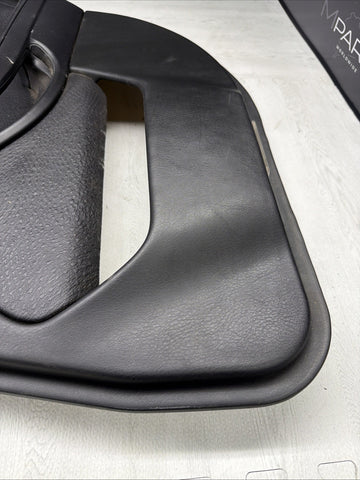 99-03 OEM BMW E39 M5 Rear Right Passenger Door Panel  Leather Black *Notes*