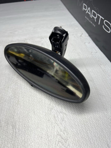01-06 BMW E46 M3 Rearview Rear View Oval Mirror *Damage