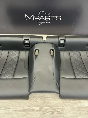 BMW 20-25 F92 M8 Coupe Rear Black Leather Bottom Bench Seat Cushion
