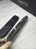 01-06 BMW E46 M3 Left Right Fender Vent Grilles Grills Trims Chrome Genuine OEM