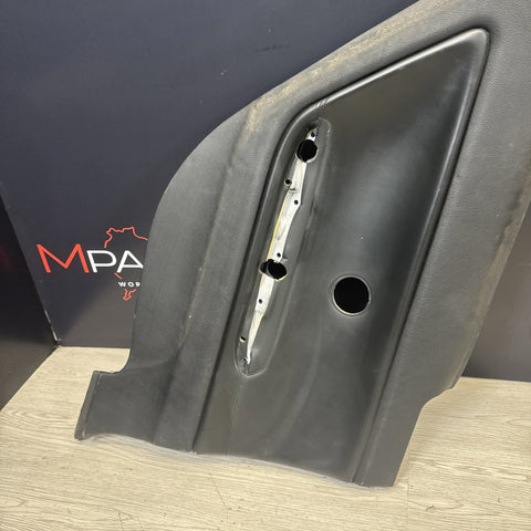 BMW E46 M3 01-06 Coupe Rear Left Door Cards Black Genuine 51437890743