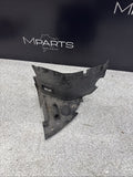 OEM BMW E46 M3 Front Left Splash Shield Guard Liner + Temp Sensor *Damage