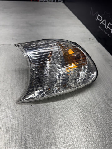 Genuine BMW E46 M3 Front Left White Turn Corner Light OEM Clear 63137165857