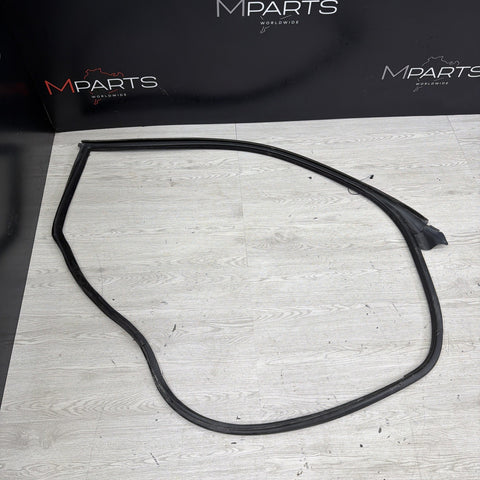 BMW E46 M3 01-06 Right Passenger Side Door Weather Strip Seal Black OEM *Notes*