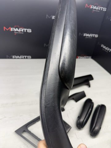 01-06 BMW E46 M3 Convertible Interior Armrests Trim Set Sprayed Black