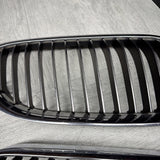 11-13 BMW 335i E92 E93 Front Left Right Upper Grille Set 7254967 7254970 OEM