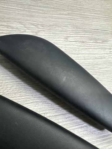 BMW E46 325 330 M3 Convertible Rear Black Upper Armrest Pads 7894431 7894432