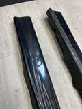 94-99 BMW E36 M3 COUPE SIDE SKIRTS ROCKER PANELS MOLDINGS COSMOS BLACK