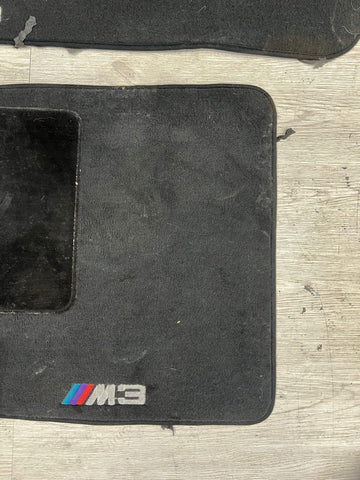 Genuine 01-06 BMW E46 M3 Coupe Carpets Floor Mats Black Front