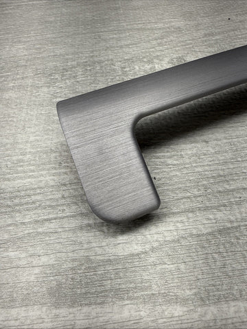 01-06 BMW E46 M3 Interior Left Dash Vent Trim Brushed Aluminum Broken Tab / Dent