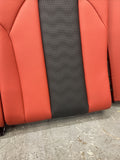 21-24 BMW G80 M3 Sedan Rear Seats Fiona Red