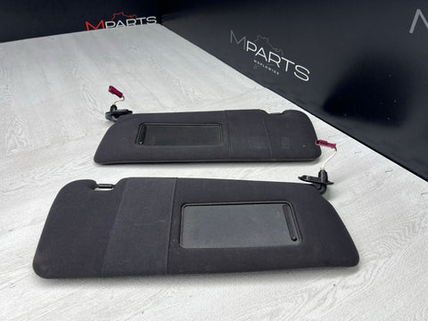 01-06 BMW E46 M3 Left Right Visors Sticker Peeling Off