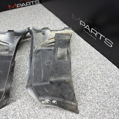 01-06 BMW E46 M3 FRONT BUMPER COVER GUARDS BRACKETS 2695247