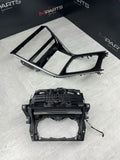 Center Dash Console Carbon Fiber Trims Panels 51168096321 51169396502 BMW F92 M8