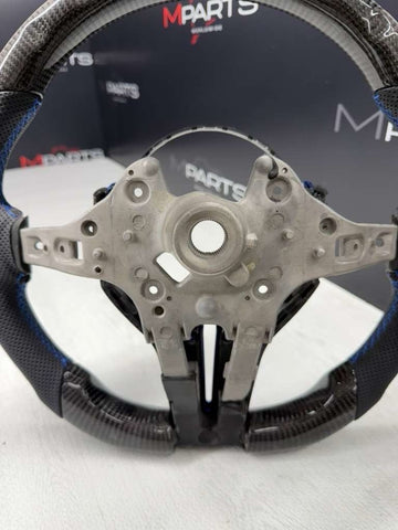 NEW 15-20 BMW F80 F82 F83 M3 M4 Carbon Fiber Steering Wheel Blue