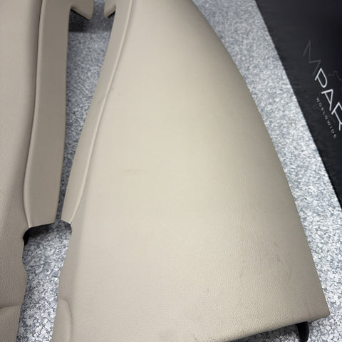 BMW M340i 330i G20 Rear Left & Right Black Seat Bolster Set (2) Canberra Beige