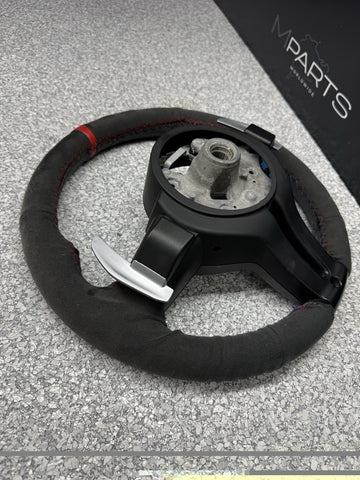 BMW Steering Wheel 15-20 F80 F82 F83 M3 M4 Rewrapped