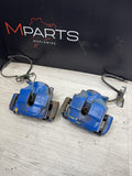01-06 E46 M3 Front Brake Calipers Left Right Pair Set Blue