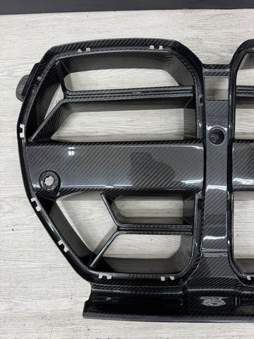21-26 BMW G80 G82 G83 M3 M4 FRONT BUMPER KIDNEY CENTER GRILLE GRILL CARBON FIBER
