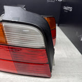 BMW 3 Series E36 M3 94-99 4dr Sedan Rear Amber Tail Lights Lamps Set OEM *Notes*