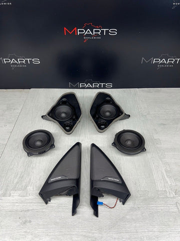 BMW 2018-2024 G01 F97 X3M Harman Kardon Midrange Tweeter Speakers Set OEM