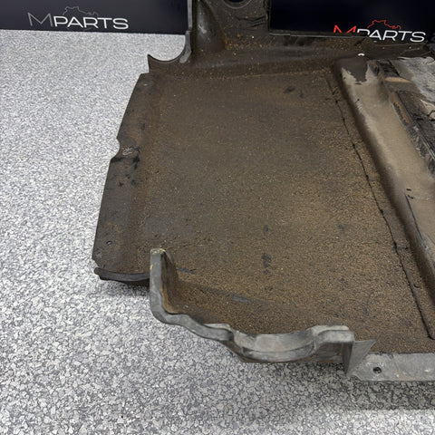 01-06 BMW E46 M3 OEM Lower Belly Pan Under Engine Panel *Crack*