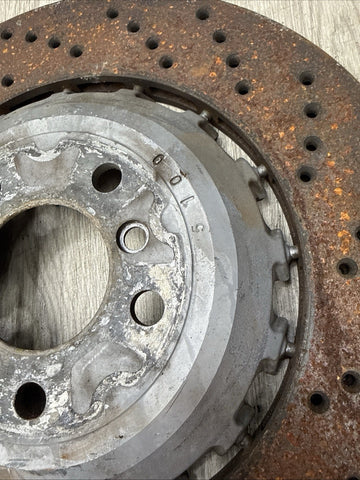 13-17 BMW F06 F10 F12 F13 M5 M6 REAR BRAKE DISCS ROTORS
