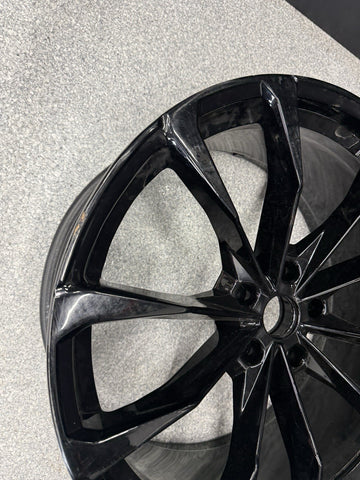 2019-2024 Lamborghini Urus Front Wheel Black Rim 23x10 ET28 OEM