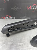 01-06 BMW E46 M3 Convertible Interior Armrests Trim Set Titan Shadow Grey