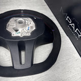 OEM BMW M3 G80 G82 M4 Custom Flat Bottom  Steering Wheel Alcantara Black Ring