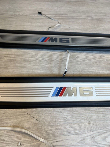 Door Sills Scuff Plates Covers 41217294983 2013-2016 BMW F06 M6 Sedan