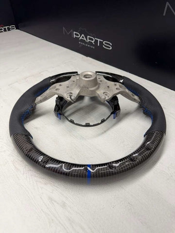 NEW 15-20 BMW F80 F82 F83 M3 M4 Carbon Fiber Steering Wheel Blue