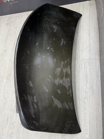 (PICKUP ONLY) 08-13 BMW E92 M3 COUPE REAR TRUNK DECK LID PANEL CARBON FIBER