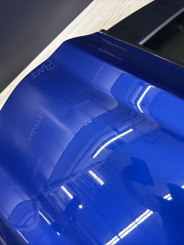 (PICKUP ONLY) 18-24 BMW F97 G01 X3 X3M Rear Left Driver Door  Marina Bay Blue