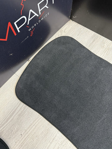 Genuine 01-06 BMW E46 M3 Coupe Carpets Floor Mats Black Front & Rear