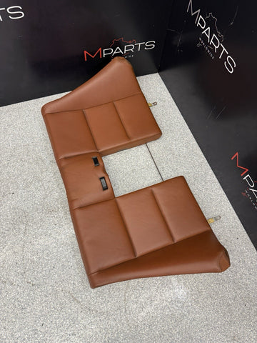 BMW 01-06 E46 M3 Convertible Rear Seat Back Rest Cinnamon Leather Backrest