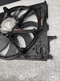 15-20 OEM BMW F80 F82 F83 M3 M4 Electric Radiator Cooling Fan w/Shroud *Cracked