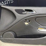 01-06 BMW E46 M3 FRONT PASSENGER RIGHT SIDE DOOR PANEL CARD BLACK OEM