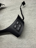 08-13 BMW E90 E92 E93 M3 Lower Steering Wheel Trim Cover Plate Black + Buttons