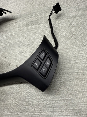 08-13 BMW E90 E92 E93 M3 Lower Steering Wheel Trim Cover Plate Black + Buttons