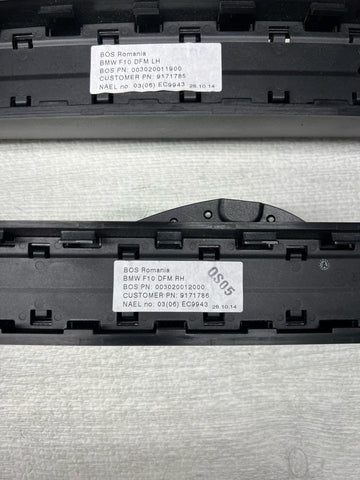 11-16 BMW 5 SERIES F10 M5 REAR RIGHT WINDOW SHELF SUN SHADES PAIR 9171786