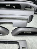 01-06 BMW E46 M3 Convertible Interior Armrests Trim Set Brushed Aluminum *Notes*