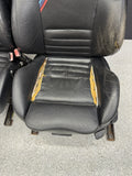 95-99 BMW E36 M3 Coupe Front Vaders Vader Seats Manual Black Ripped