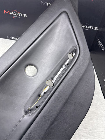 BMW E46 M3 01-06 Coupe Rear Right Passenger Door Card Black Genuine 51437890744