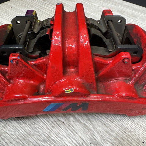 21-25 OEM BMW G80 G82 M3 M4 Front Driver Side Brake Caliper Brembo Red