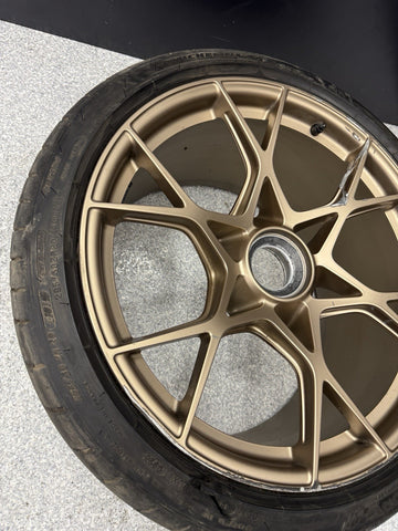 OEM Porsche 718 GT4RS GT4 RS Cayman 20" Wheel Rim 20x11 Rear 9GT601025E