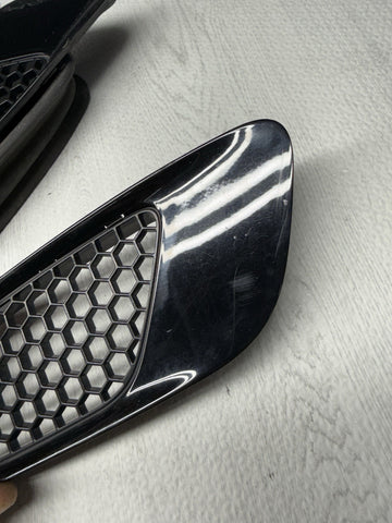 08-13 BMW E90 E92 E93 M3 Hood Scoops Jet Black Pair 8042978