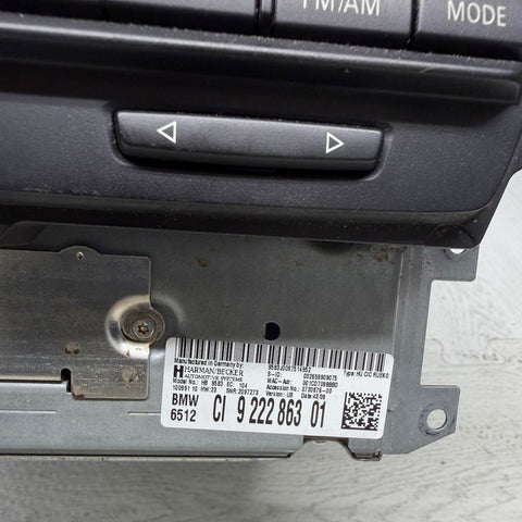 09-13 BMW E90 E92 E93 328i 335i M3 Radio CD CIC Head unit NAV GPS OEM 9222863